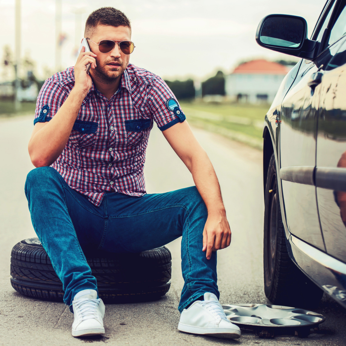 Professional roadside assistance help